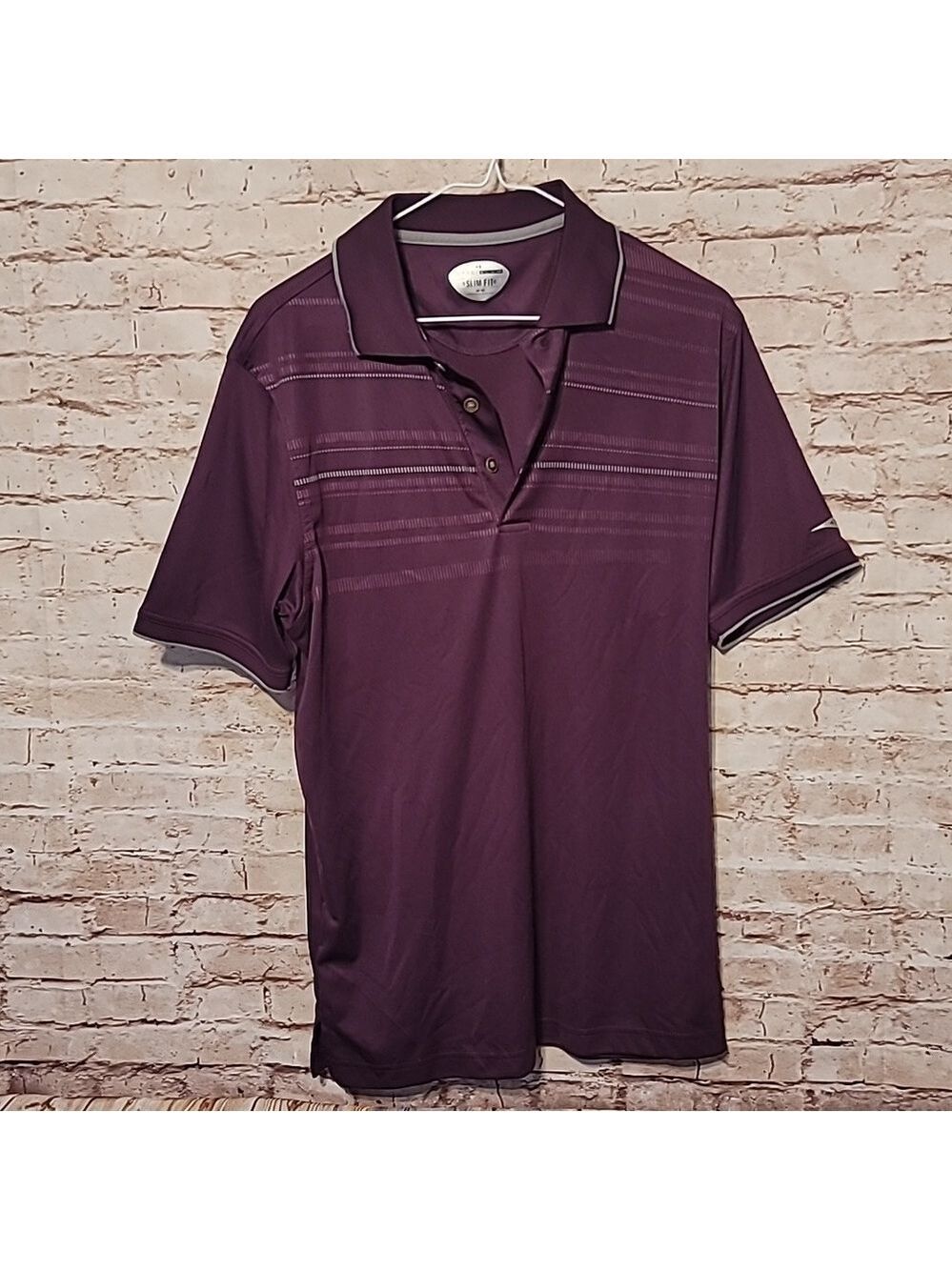 Grand Slam Polo purple med slim fit
